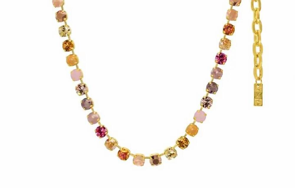 NEW TOVA women's oakland necklace in candy glam lush